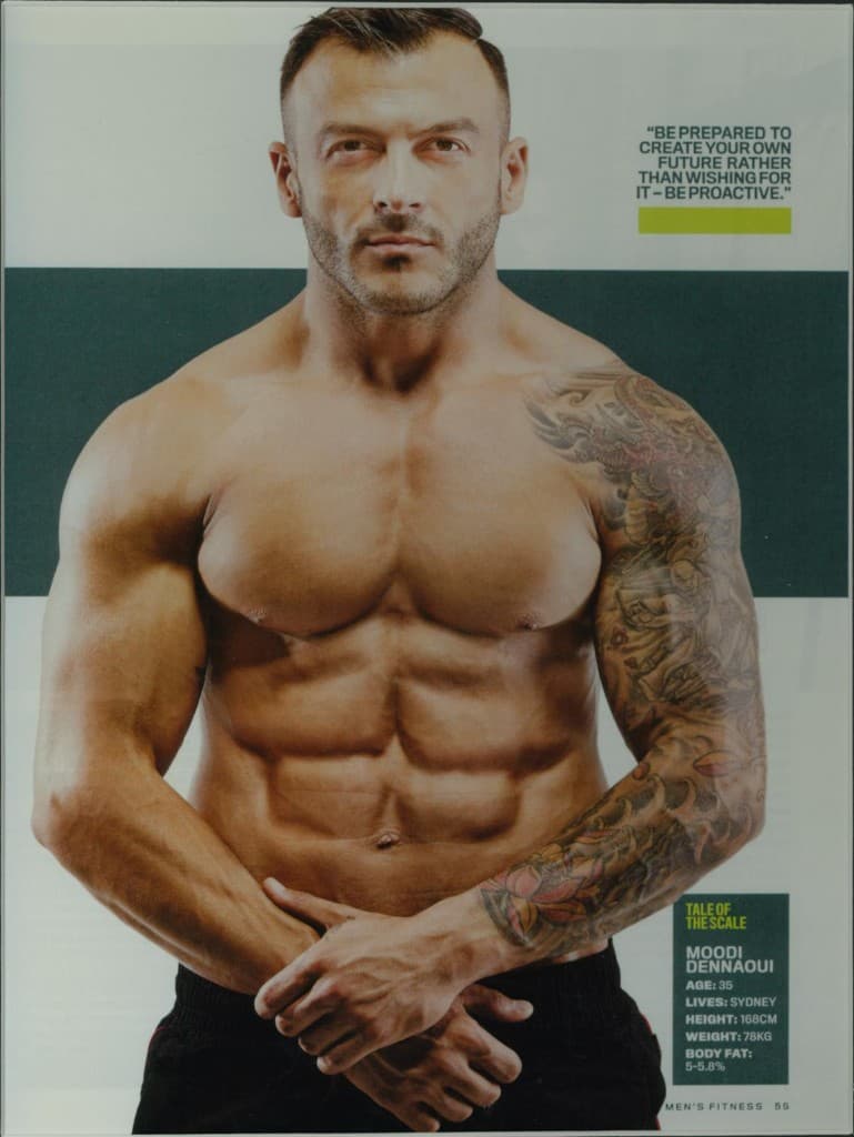 Moodi Dennaoui featured in Men's Fitness magazine